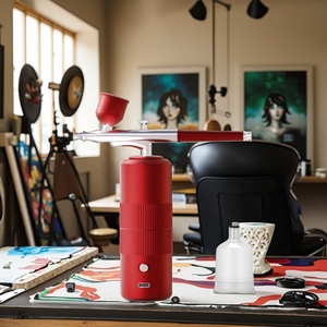 Pistolet à air électrique portable, best-seller, <span class=keywords><strong>pour</strong></span> la beauté, stylo de maquillage, peinture en spray dégradée, bricolage, coloration, tatouage, manucure, outil de pulvérisation - Product Image 1