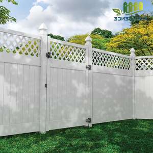 بيع المصنع مباشرة ألواح سياج فينيل مقاومة للأشعة فوق البنفسجية شرائح سياج خصوصية 6 أقدام pvc سياج خصوصية - Product Image 2