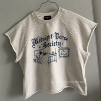 Kaos Olahraga Tanpa Lengan OEM, Kaos Lari Tanpa Lengan Ukuran Besar Pendek Pria, Kaos Grafis Tanpa Lengan
