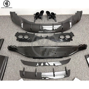 Nouveau kit de carrosserie de conversion 707 Style en fibre de carbone semi-sèche, emballé sous vide, pour Aston Martin DBX 2024, pare-chocs brillant en tissage sergé - Product Image 5