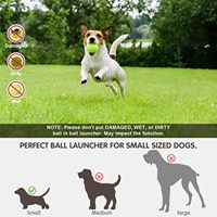 Lanceur de balles automatique pour chien, jouet interactif électrique pour animaux de compagnie en plein air, entraînement de lancer, balles de tennis