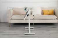 ADA fabricant renversé pneumatique ordinateur portable inclinable Overbed Table hauteur réglable debout bureau de chevet avec roulettes cachées
