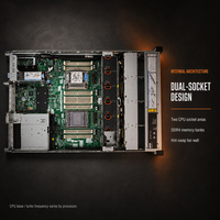 Server Rak 2U 2-Socket Lenovo WenTian WR3220 Generasi ke-3 Intel Xeon DDR4 dengan Kartu RAID untuk Virtualisasi Penyimpanan Database