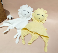Couverture de sécurité bon marché pour bébé Couette en mousseline de coton Jouet animal en peluche Jouets Lapin Couette pour bébé Couverture de serviette