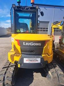 Mini-excavatrice Liugong 9051FZTS avec ligne de marteau, 5,1 tonnes, mini-excavatrice hydraulique Liugong, excavatrice de terrassement - Product Image 5