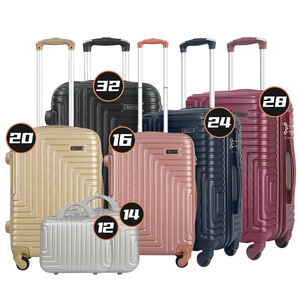 Abordable Noir Rose Blanc Rouge Léger <span class=keywords><strong>Voyage</strong></span> Spinner ABS Hard Shell Hardside 2 3 4 5 7 Pièces Bagages <span class=keywords><strong>Valise</strong></span> Sets - Product Image 6