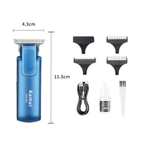Nouvelle conception de tondeuse à cheveux portable pour hommes, mini tondeuse à cheveux Km-592, rechargeable par USB, tondeuse à cheveux professionnelle - Product Image 3