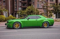 Accessoires de Kit de carrosserie de Style CMST couvercle de pare-chocs avant automatique avec fusées d'aile Widebody pour Dodge Challenger 2015 à 2023
