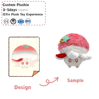 Collection de jouets en peluche OEM, série de jouets en peluche personnalisés pour la promotion de la marque, porte-clés en peluche mignon