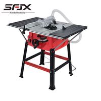 Scie à table pour le travail du bois 220V, capacité de coupe de 3 pouces, moteur horizontal, coupe-bois avec dispositifs de sécurité pour usage domestique