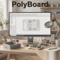Perangkat Lunak Desain Furnitur PolyBoard Pro-PP dengan Pembangkit Daftar Potongan untuk Produsen Furnitur Versi Lengkap