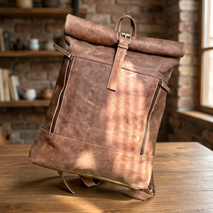 Elegant Genuine Leather Fashion <b>Clutch</b> Zipper Closure Cross-Body Strap Two Straps 2-2.9L Capacity Waterproof Travel Women's - Product Image 2