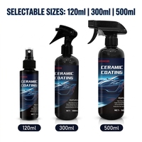 Spray de Revestimiento para Pintura de Automóviles al por Mayor, Repelente de Lluvia, Antiincrustante, Sellador de Spray Nano Cerámico Superhidrófobo para Carrocería