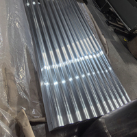Haute Qualité Bon Prix En Gros 0.35mm Zinc Galvanisé En Acier Ondulé Toiture En Fer Feuille De Toit Ondulé pour Maison