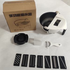 Cortador de Verduras Multifuncional 9 en 1, Rebanador de Patatas, Picador con Cesta de Drenaje de Doble Capa - Product Image 6