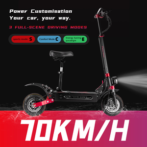 1600W Dual Motor Aluminum Lithium <b>Scooter</b> 70km/h Top Speed 52V 28AH 110KM Long Range Foldable for Adults Q7Pro Power - Product Image 5
