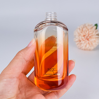Bouteille en verre d'huile essentielle de 50ML, bouteille de sérum de pompe de Lotion, bouteille en verre de parfum givré pour cosmétique