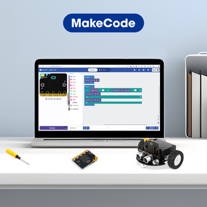 Acebott microbit Robot Car Set STEM DIY lập trình giáo dục với hướng dẫn ứng dụng điều khiển robot đồ chơi Kit cho trẻ em trên 8 + năm - Product Image 3