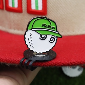 Manufacturer Custom Golf Ball Marker <b>Hat</b> Clip Creative Club Shape Magnetic Cap Clip Paint - Product Image 6