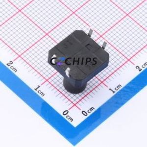 TS-1094-A17B2-D1 Tactile Switch Through hole-4P,12x12mm Switch Single Pole Single Throw Round Button 1.8N Through Hole - Product Image 2