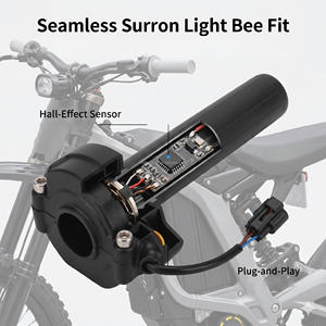 JFG RACING - Conjunto de Empuñadura de Acelerador Electrónico Negro de Alta Calidad para Motocicleta Todoterreno Surron Light X S - Product Image 3