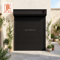 Portes enroulables en aluminium isolées à haute efficacité énergétique, portes de garage enroulables électriques