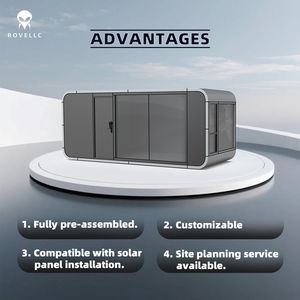 Cabine familiale économique en acier de 5 m - Logement moderne et rentable pour les banlieues et l'utilisation en extérieur dans un conteneur 40HQ - Product Image 2