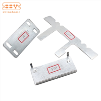 Protector de Cables de Acero Inoxidable de 1-3/8\" de Ancho x 3\" de Alto, Placas Protectoras de Cables con Tope de Acero