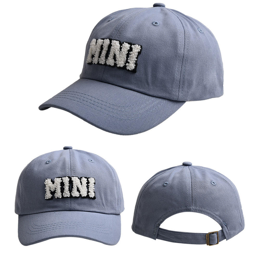 Mini gorra de béisbol de algodón azul Haze