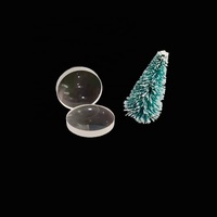 Lentille en verre personnalisée en usine, petite taille, optique, en silice fondue/bk7, lentille plano-convexe pour projecteur