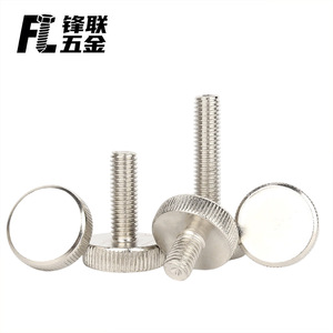 Tornillos de cabeza plana moleteados niquelados Fenglian M2.5 M3 M4 M5 M6 para paneles de instrumentos, directo de fábrica, en stock. - Product Image 2
