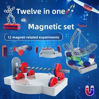 WISE FOREST Juego de Juguetes Magnéticos de Ciencia y Física, Rompecabezas Educativo, Juguete de Suspensión, Experimento para Niños, Fuerza Magnética, Kit de Diversión Infantil