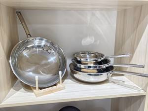 <span class=keywords><strong>Wok</strong></span> de Acero Inoxidable Triple 304, Interior Pulido a Espejo y Exterior Lijado - Product Image 4