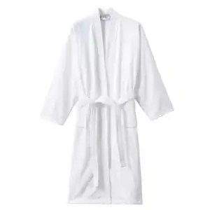 Professional Unisex Cotton Bathrobe Velour Spa Gown For Couples 100% Cotton Body Robe Towel Pajamas For Hotel Wholesale Bathrobe