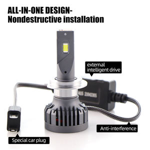 Ventes chaudes, phares LED pour voitures, ampoules LED universelles pour voitures H1 H4 H7 H11 130W 9005 9006 pour voitures 12V - Product Image 3