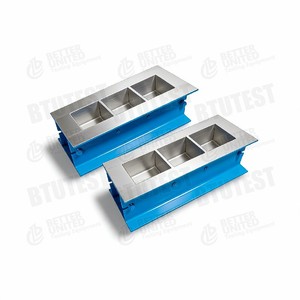 Moules à cubes de béton à 3 compartiments - Conformes à la norme EN 12390-1 - Moules de haute résistance pour laboratoire - Product Image 4