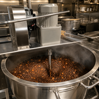 Tanque de Mezcla con Calefacción Eléctrica para Crema de Chocolate y Procesamiento de Lácteos