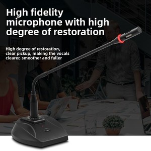 Chuyên Nghiệp Cổ Ngỗng Có Dây Hội Nghị <span class=keywords><strong>Microphone</strong></span> Cardioid Cực Máy Tính Để Bàn Máy Tính Khuếch Đại Cho Cuộc Họp Phát Sóng Bài Phát Ngôn - Product Image 4