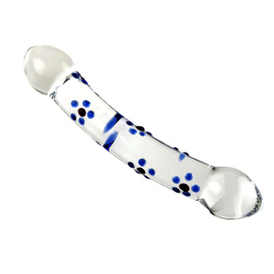 Nieuwe Transparant Glas Pruimenbloesem <span class=keywords><strong>Dildo</strong></span> Volwassen Vrouwen Mannen Paar Plezier Masturbatie Anale Plug Een Stuk Dropshipping Model 0314 - Product Image 6