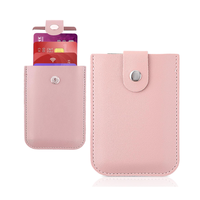 Dompet Kartu Kredit Tipis Multi-slot Anti RFID Minimalis untuk Saku Depan