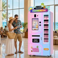 Distributeur automatique de pièces commémoratives à impression UV IA, distributeur automatique de cabines photo sans personnel pour aimants de réfrigérateur souvenirs de lieux touristiques