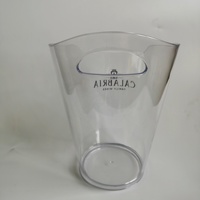 Refroidisseur 3L pour bar fête vin Champagne seau à glace en plastique transparent