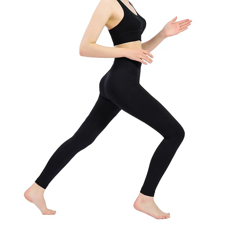 Wholesale Women's Seamless Control Yoga Workout Legging High Waist Butt-Lifting Slim Breathable Quick-Dry Yoga Sports Gym Pants