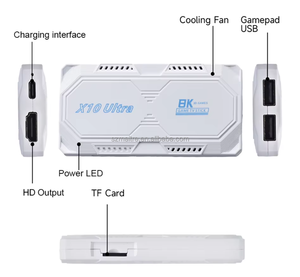 Console di Gioco X10 Ultra per TV con 64GB, Doppio Gamepad Wireless, Uscita Multipla per Simulatori e <span class=keywords><strong>Giochi</strong></span> 3D - Product Image 4