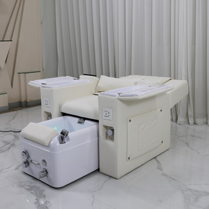 Fauteuils de pédicure automatiques de luxe avec massage vibrant réglable à 180 degrés et lampe LED 7 couleurs pour salon de manucure et spa - Product Image 5