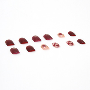 Venta al por mayor nuevo 24 unids/caja Otoño Invierno cereza <span class=keywords><strong>vino</strong></span> rojo Color serie boda lujo acrílico corto prensa en las <span class=keywords><strong>uñas</strong></span> Etiqueta Privada - Product Image 4
