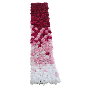 FW524-007 tapete de flores artificiais para decoração, loja de alta qualidade com flores artificiais para decoração de casa, aceitar a personalização