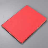 Porte-documents en cuir PU tendance avec format A5/A6 et reliure spirale pour usage professionnel