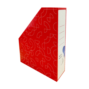 Foldable A4 Eco-friendly Cardboard <strong>Magazine</strong> Folding File Holder Storage <strong>Box</strong> for Office Desk - Product Image 2