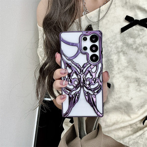 เคสมือถือลายผีเสื้อแบบกลวงสำหรับ <span class=keywords><strong>Samsung</strong></span> A32 <span class=keywords><strong>S32</strong></span>เคสโทรศัพท์ดีไซน์ A56ด้วยไฟฟ้า A55 10C - Product Image 2